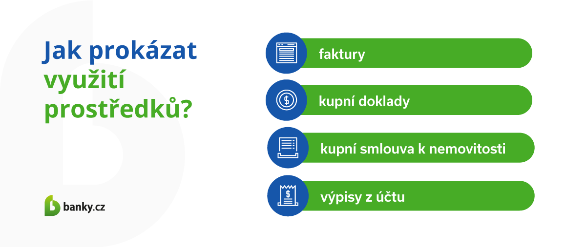 Jak prokázat využití prostředků?