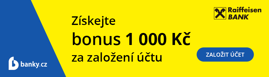 Běžný účet s bonusem 1 000 Kč