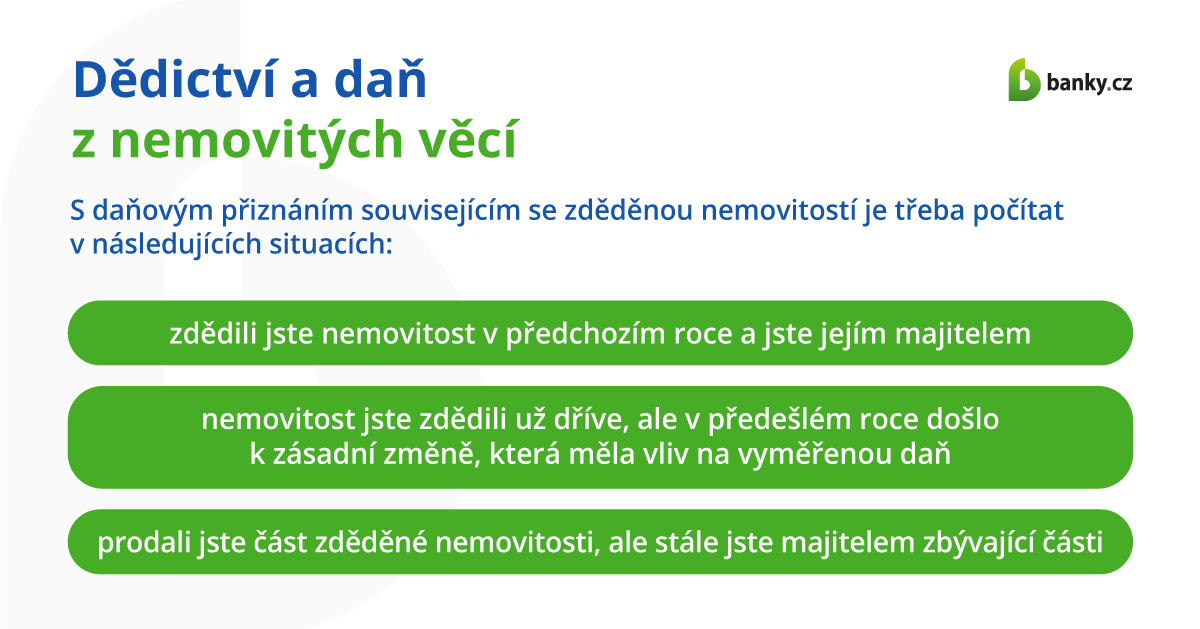 Dědictví a daň z nemovitých věcí